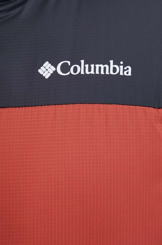 Куртка Columbia чоловіча колір червоний зимова фото 5