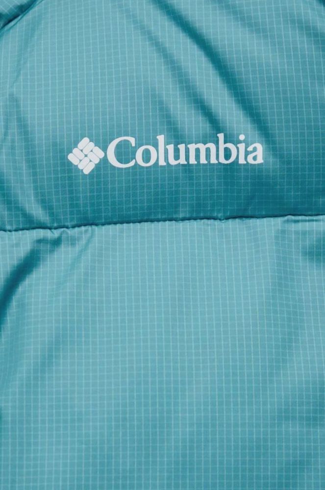 Куртка Columbia чоловіча колір бірюзовий зимова фото 5
