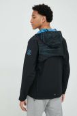 Бігова куртка adidas Performance Run For The Ocean колір чорний перехідна