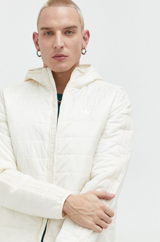 Куртка adidas Originals чоловіча колір бежевий перехідна (2877116) фото 4