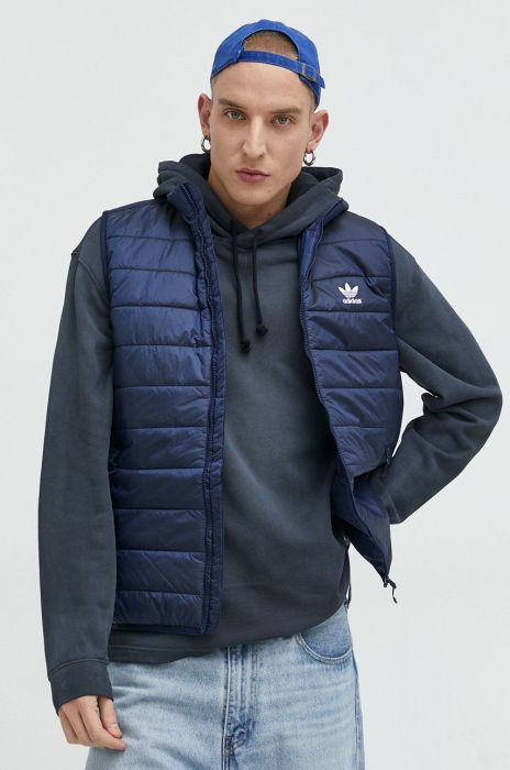 Безрукавка adidas Originals чоловічий колір синій перехідний (2877125)