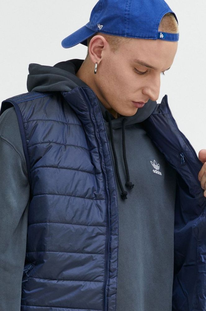 Безрукавка adidas Originals чоловічий колір синій перехідний (2877125) фото 6