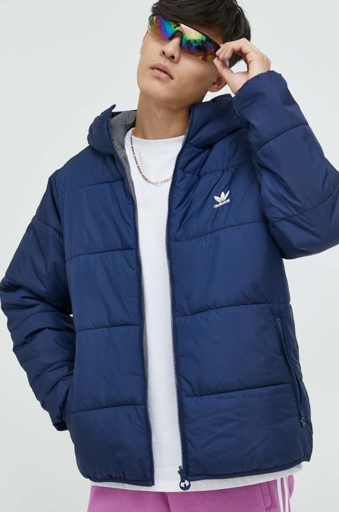Куртка adidas Originals чоловіча колір синій зимова (2808727)