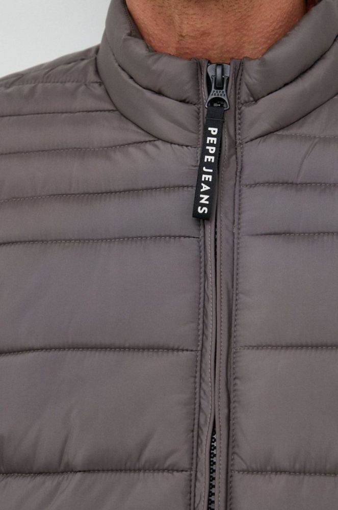Куртка Pepe Jeans чоловіча колір сірий зимова фото 5