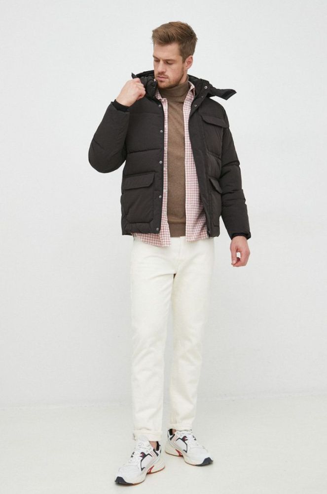 Куртка Pepe Jeans чоловіча колір чорний зимова (2815236) фото 2