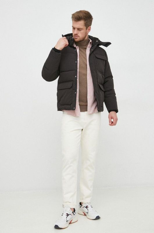 Куртка Pepe Jeans чоловіча колір чорний зимова (2815236) фото 2