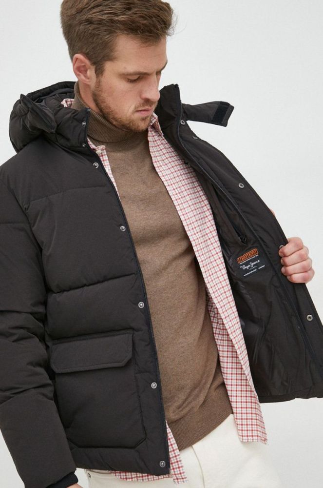 Куртка Pepe Jeans чоловіча колір чорний зимова (2815236) фото 6