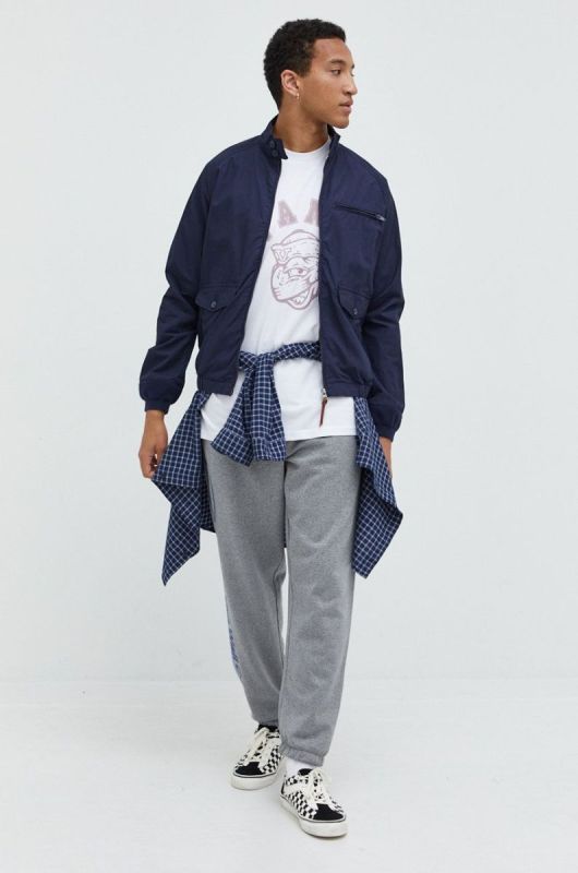 Куртка Superdry чоловіча колір синій перехідна oversize фото 2