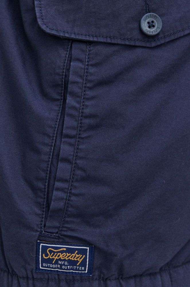 Куртка Superdry чоловіча колір синій перехідна oversize фото 5