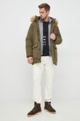 Пухова куртка Tommy Hilfiger чоловіча колір зелений зимова (2665659)