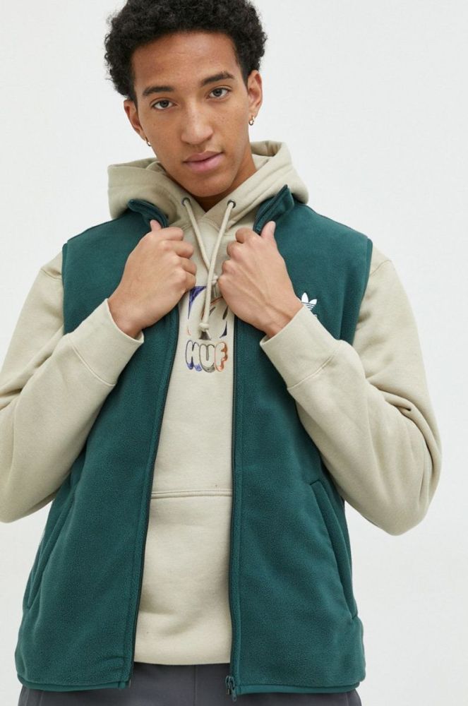Безрукавка adidas Originals чоловіча колір зелений фото 5
