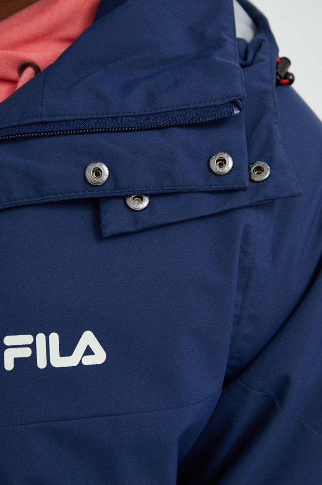 Парка Fila чоловіча колір синій перехідна фото 5