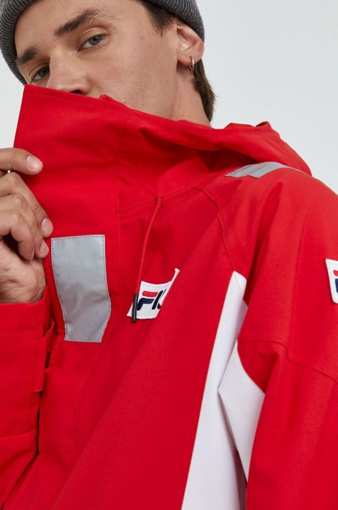 Дощовик Fila чоловіча колір червоний перехідна фото 5
