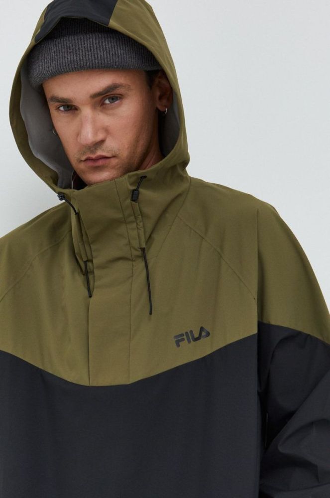 Куртка Fila чоловіча колір чорний фото 5