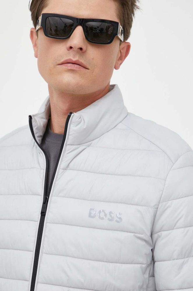 Куртка BOSS чоловіча колір чорний перехідна (3305635) фото 4