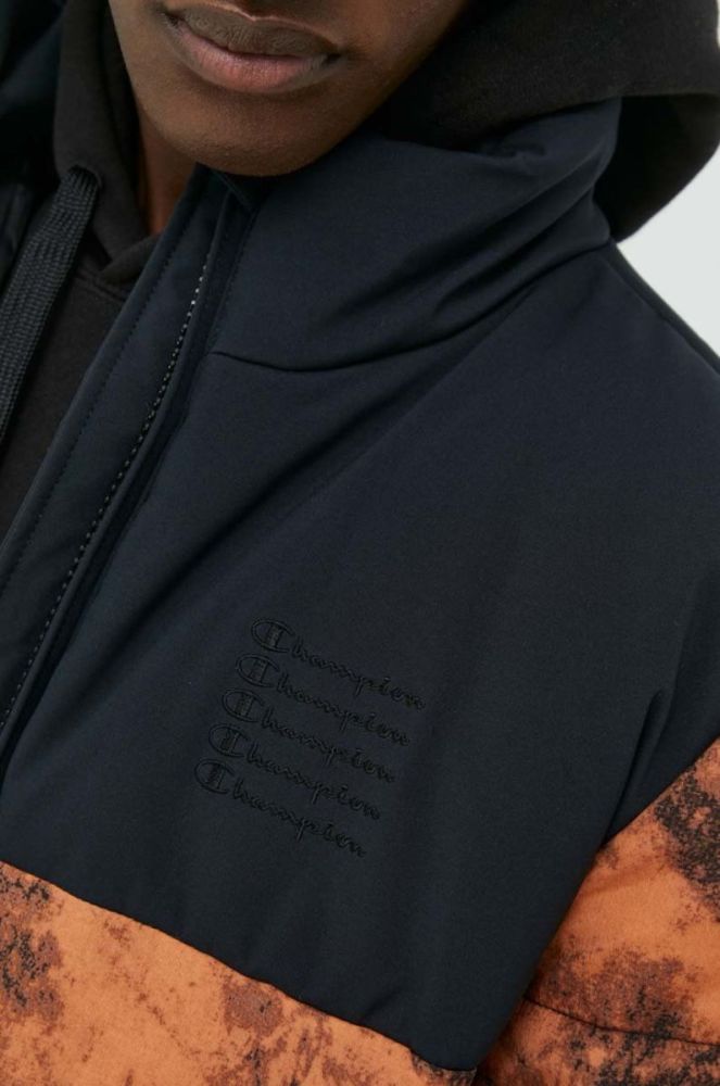 Куртка Champion чоловіча колір помаранчевий перехідна oversize 218086-WRE/ALL/NB фото 5