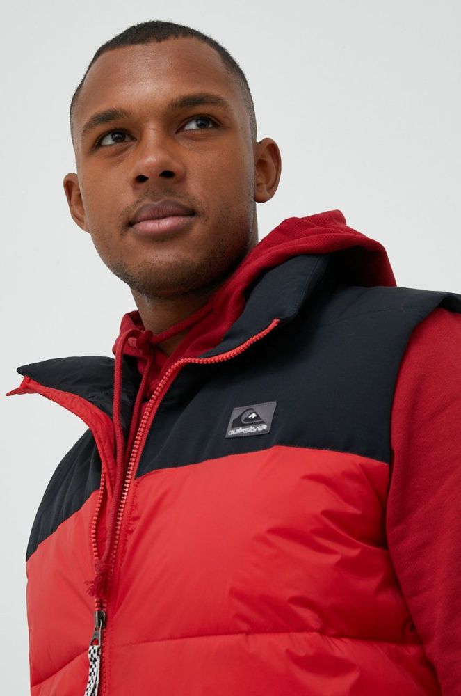 Безрукавка Quiksilver чоловічий колір червоний зимовий
