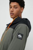 Куртка Quiksilver Morton колір зелений Куртка Quiksilver Morton колір зелений