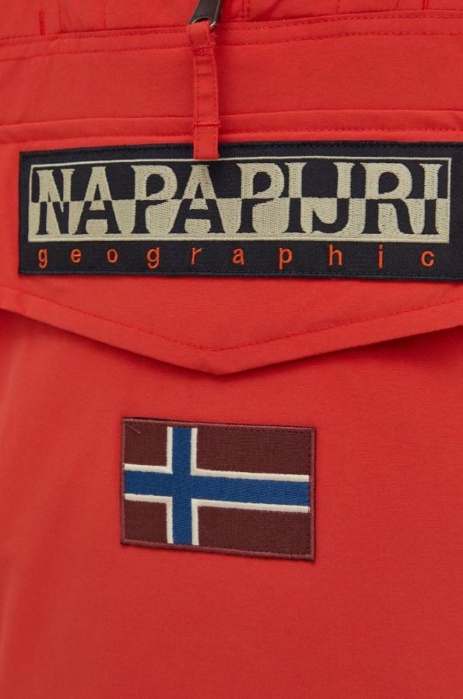 Куртка Napapijri чоловіча колір червоний зимова фото 5