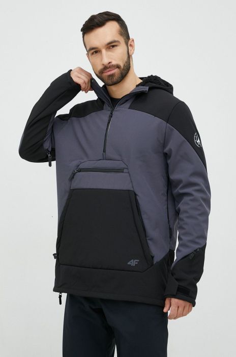 Куртка для сноуборду 4F колір сірий Куртка для сноуборду 4F колір сірий