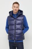 Пухова безрукавка Hetrego Way чоловіча колір синій зимова