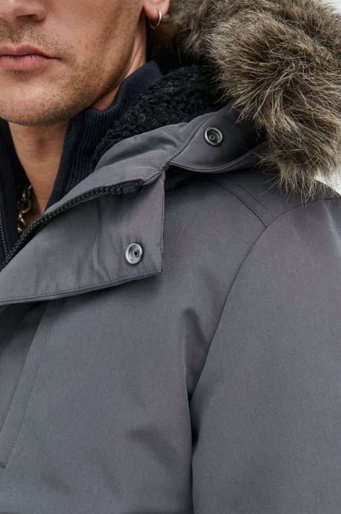 Куртка Superdry чоловіча колір сірий зимова (2782365) фото 5