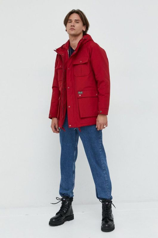 Куртка Superdry чоловіча колір червоний зимова (2789196) фото 2