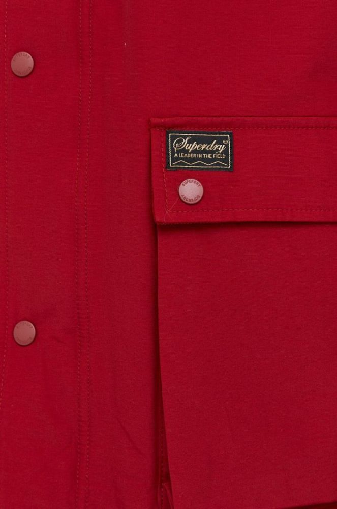 Куртка Superdry чоловіча колір червоний зимова (2789196) фото 7
