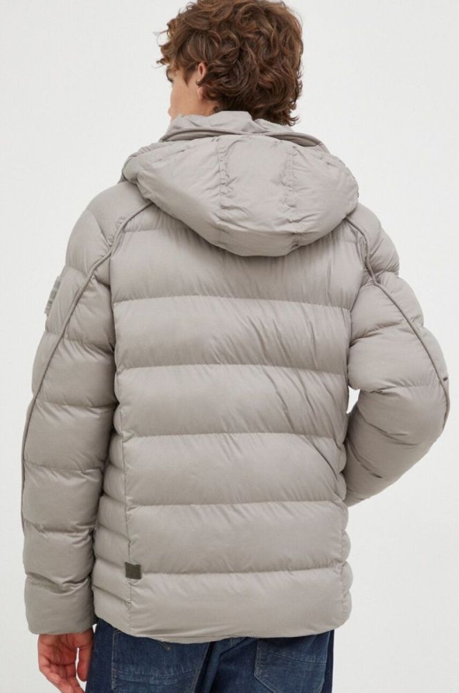 Куртка G-Star Raw чоловіча колір сірий зимова фото 3