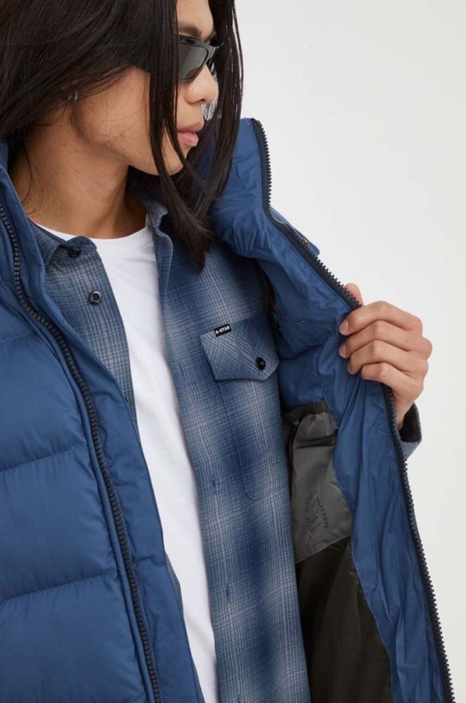 Безрукавка G-Star Raw чоловічий перехідний колір блакитний фото 6