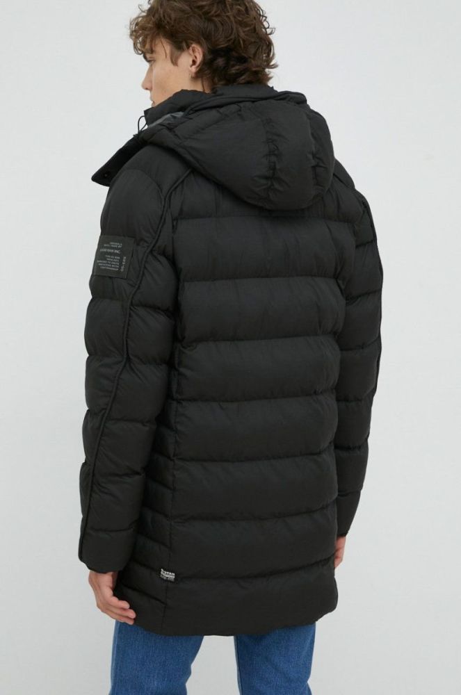Куртка G-Star Raw чоловіча колір чорний зимова (2773352) фото 3