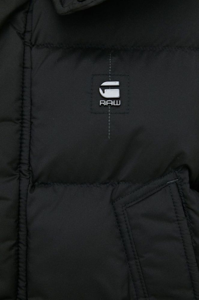 Куртка G-Star Raw чоловіча колір чорний зимова (2773352) фото 5