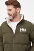 Двостороння куртка Helly Hansen чоловіча колір зелений зимова (3456486)