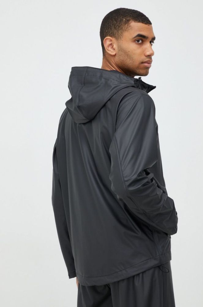 Дощовик Helly Hansen чоловіча колір чорний перехідна фото 2