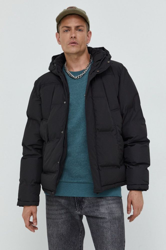 Куртка Solid чоловіча колір чорний зимова (2661406)