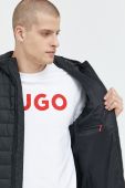 Куртка HUGO чоловіча колір чорний перехідна (2761860)