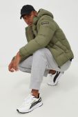 Куртка Napapijri чоловіча колір зелений зимова NP0A4GJEGAE1-300