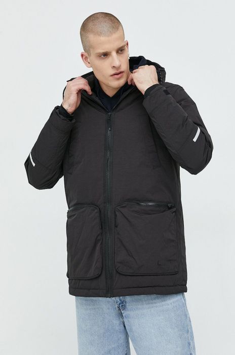 Куртка Jack & Jones Jcomotion чоловіча колір чорний перехідна Куртка Jack & Jones Jcomotion чоловіча колір чорний перехідна
