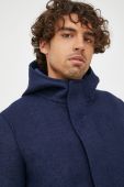 Куртка-бомбер з домішкою вовни Manuel Ritz колір синій перехідна