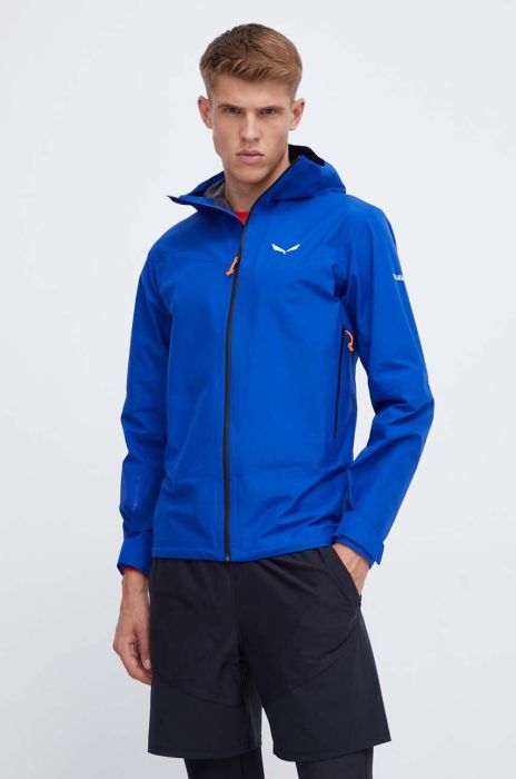 Куртка outdoor Salewa Puez GTX Paclite колір синій gore-tex Куртка outdoor Salewa Puez GTX Paclite колір синій gore-tex