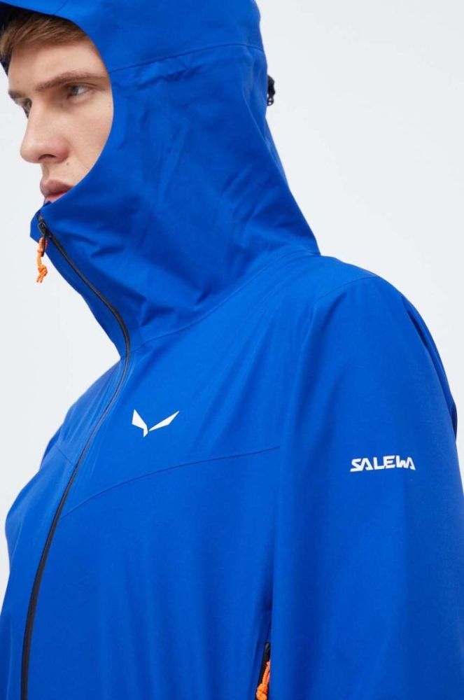 Куртка outdoor Salewa Puez GTX Paclite колір синій gore-tex фото 4