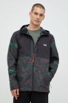 Куртка outdoor Quiksilver Lizard Heads колір чорний Куртка outdoor Quiksilver Lizard Heads колір чорний