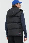 Пухова безрукавка Tommy Jeans чоловічий колір чорний зимовий (2613249)