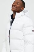 Пухова куртка Tommy Jeans чоловіча колір білий зимова (2613297)