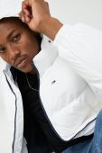 Пухова куртка Tommy Jeans чоловіча колір білий зимова (2613297)