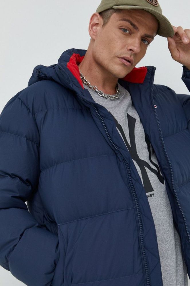 Пухова куртка Tommy Jeans чоловіча колір синій зимова (2613291) фото 5
