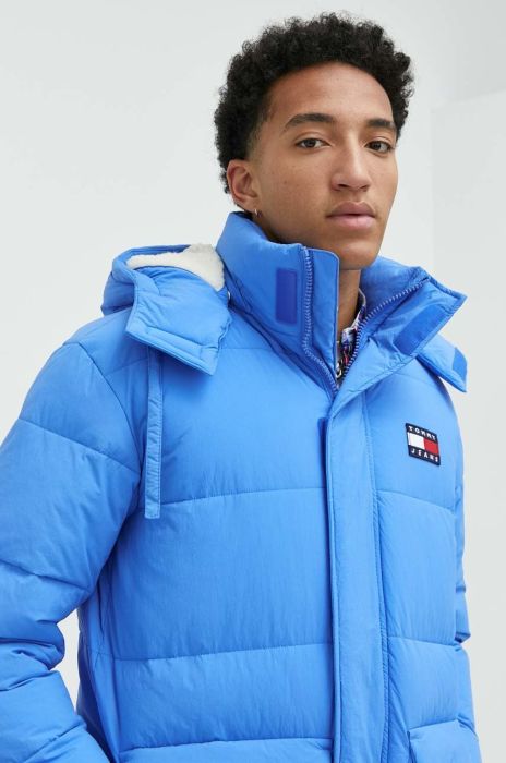 Куртка Tommy Jeans чоловіча зимова колір блакитний Куртка Tommy Jeans чоловіча зимова колір блакитний