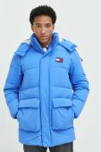Куртка Tommy Jeans чоловіча зимова колір блакитний Куртка Tommy Jeans чоловіча зимова колір блакитний