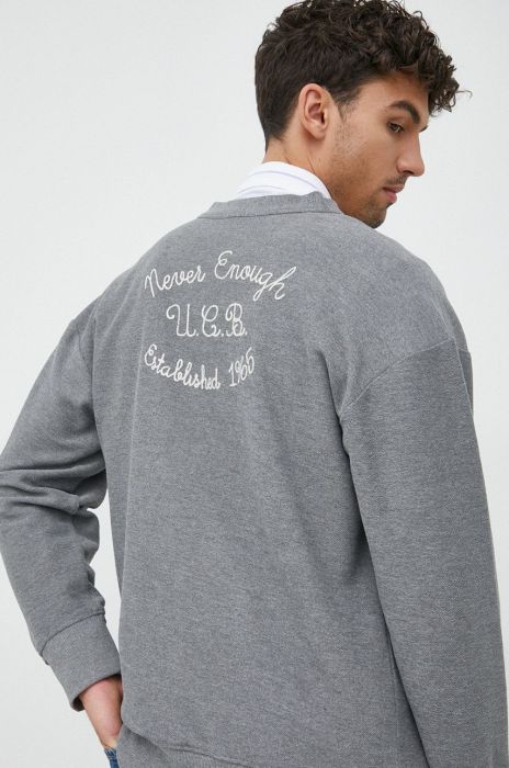 Джемпер United Colors of Benetton чоловічий колір сірий