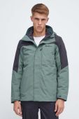 Куртка outdoor Jack Wolfskin Romberg 3in1 колір зелений Куртка outdoor Jack Wolfskin Romberg 3in1 колір зелений